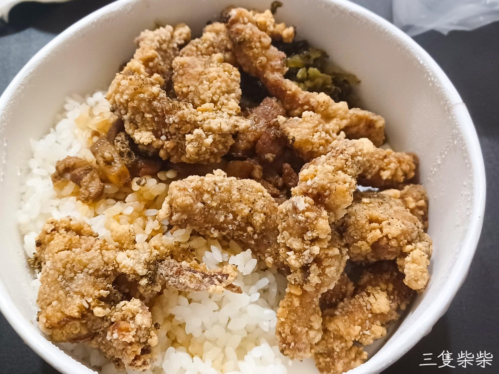 忠青炸雞滷肉飯套餐