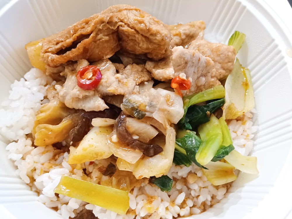 沙茶豬肉燴飯